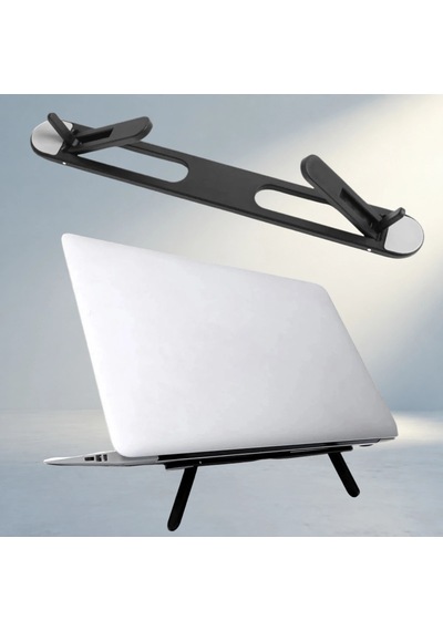 Ergonomik Katlanabilir Laptop Standı 2 Kademeli Taşınabilir