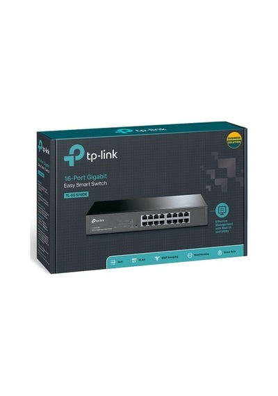 Tp-link Tl-sg1016de 16 Port 10-100-1000 Mbps Switch Çelik Kasa Easy Smart