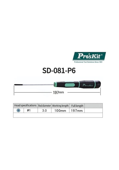 Proskit Sd-081-p6 Yıldız Tornavida