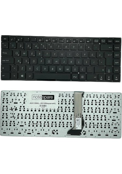 Asus Uyumlu Vivobook E402sa-wx114t, E402sa-wx116t, E402sa-wx126t Klavye Siyah Tr