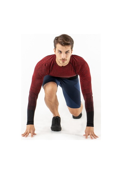 Miofit Erkek Active Dikişsiz Uzun Kollu Spor Tişört Çok Renkli