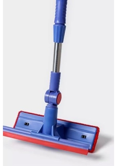 Teleskopik Mop Çift Taraflı Pratik Cam Silme Aparatı Cam Silme Mopu Mikrofiber Bezli Cam Silecek Diğer