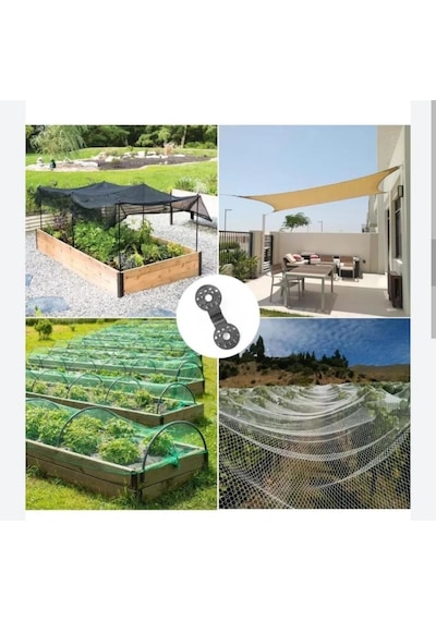 Branda Dayanıklı Plastik Sıkıştırma Aparatı Sabitleme Tutucu Outdoor Piknik Kamp Bahçe Gölgelik Bra