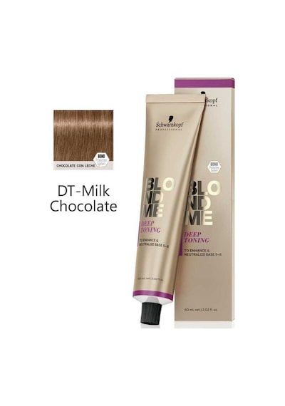 Schwarzkopf Blondme Deep Toning Tonlama İçin Krem Boya 60ml Dt - Milk Chocolate Sütlü Çikolata