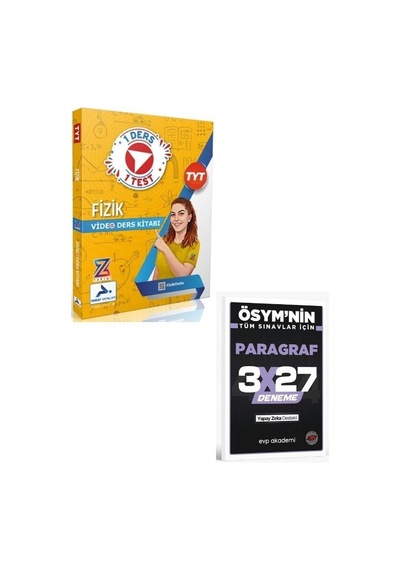 2027 Paraf 2027 Z Takımı Tyt Fizik Video Ders Anlatım Kitabı+ Evp Akademi Paragraf