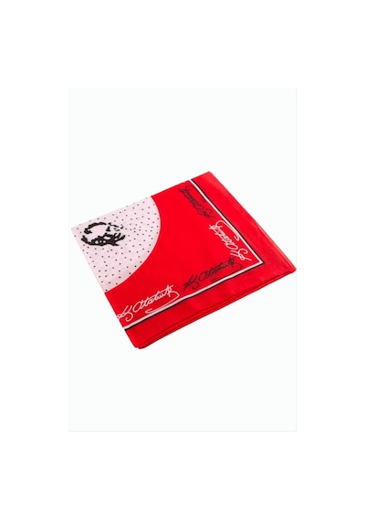 Sptmgldı Atatürk İmzalı Desenli Bandana 50 50 - Kırmızı