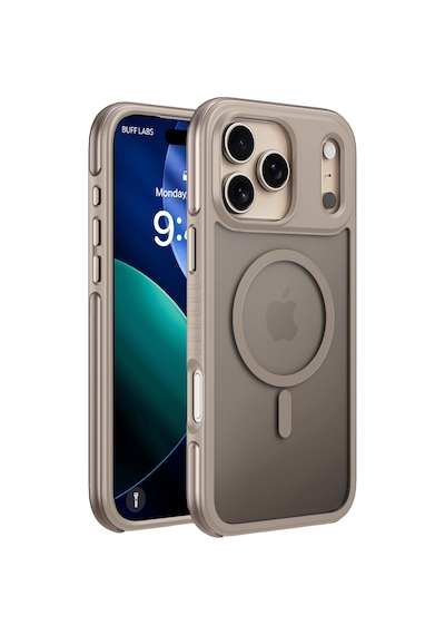 Buff Apple Uyumlu iPhone 17 Pro Max Magsafe Air Bumper Kılıf Gold