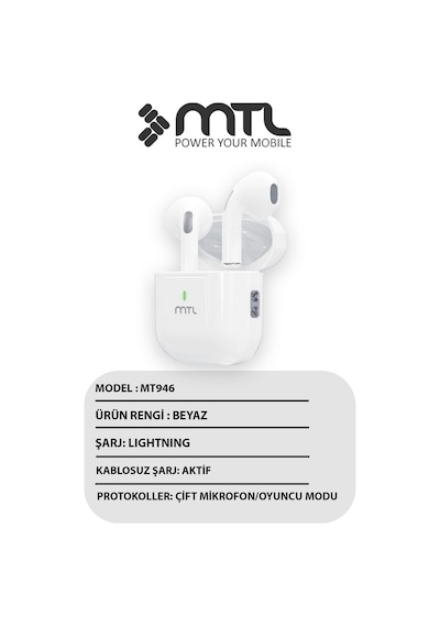 Bluetooth Kablosuz Silikonsuz Kulaklık Ios Ve Android Uyumlu