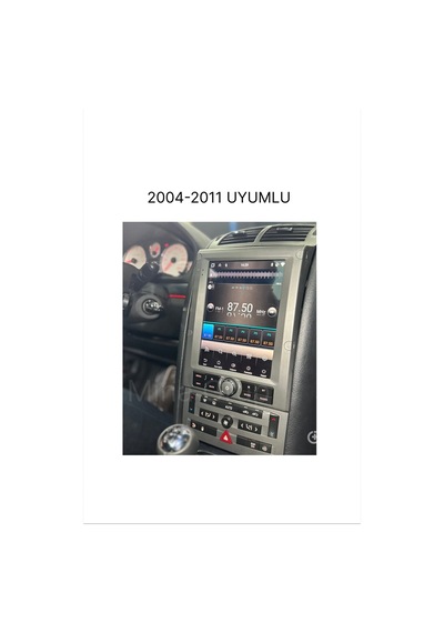 Snp Serisi Peugeot 407 Uyumlu Tesla Ekran 6-128 Gb Hafıza Multimedya Sistemi Geri Görüş Kamerası Dahil 9.7''