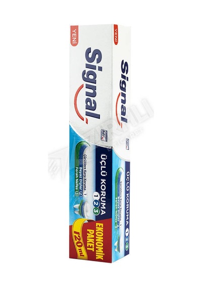 4 Adet Signal Diş Macunu Üçlü Koruma 120 Ml