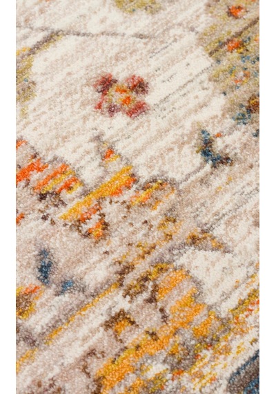 Hoom Rugs Petra 16 Krem Multy Makine Halısı Renkli