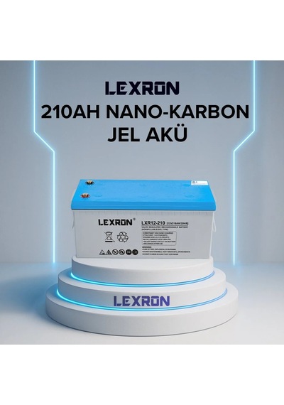 Lexron 210ah-12v Nano-karbon Jel Akü