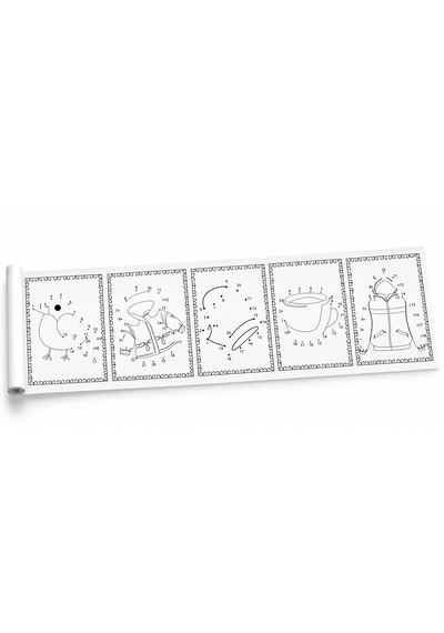 Haydi Dekor Kış Mevsimi Nokta Birleştirme Ve Boyama Rulosu 30 Cm X 4 Metre Çocuklar Için Eğitici Boyama Kağıdı Okul Öncesi Aktivite 1 Adet