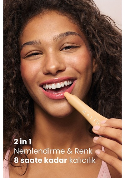 Matsu 2in1 Nemlendirici Ve Renklendirici Dudak Balmı 15 Ml Peachy