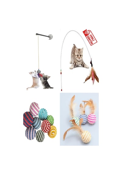 Tineke Kedi Oyuncağı Seti 4'lü