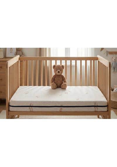 Artex 10cm Süngerli Bebek Çocuk Beşik Yatağı Cotton 70x110 Yıkanabilir Kılıflı Park Yatak Oyun Parkı 70 x 110 CM
