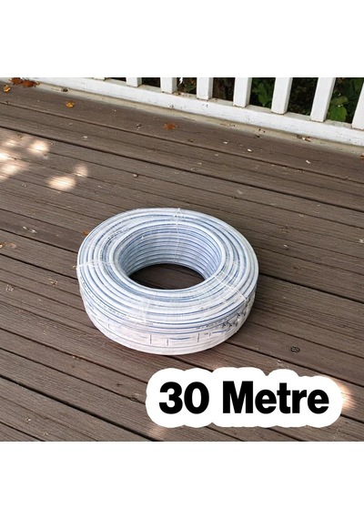 30 Metre Bahçe Hortumu 3 Katlı Sağlam Çeşme Su Sulama Hortum Araç Araba Yıkama 12.5 Mm 1/2