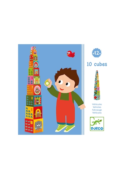 10 Cubes Vehicles Blocks - Taşıtlar