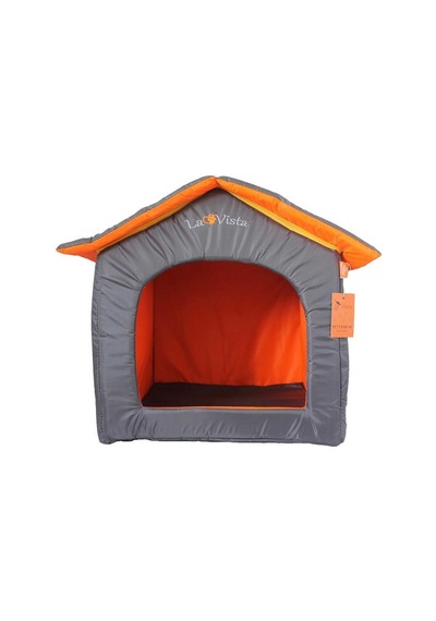 La Vista Dış Mekan Kedi Ve Küçük Köpek Evi Füme 40-45-45cm