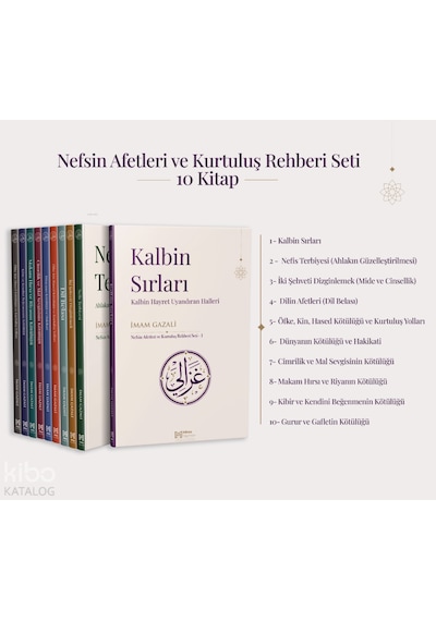 İmam Gazali Nefsin Afetleri Ve Kurtuluş Rehberi Seti 10 Kitap
