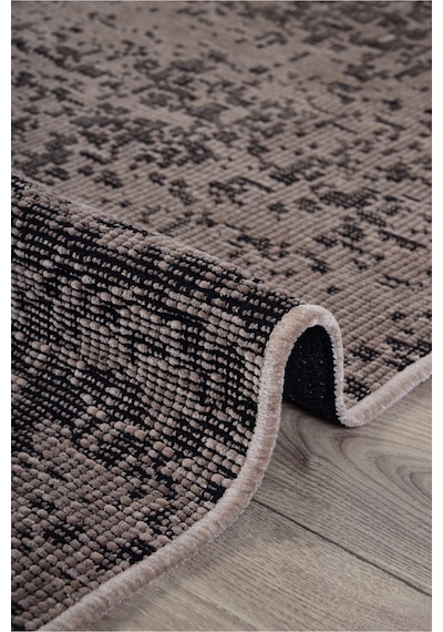 Bej Şönil Kilim Makinede Yıkanabilir Kaymaz Taban Halı Yolluk Bej