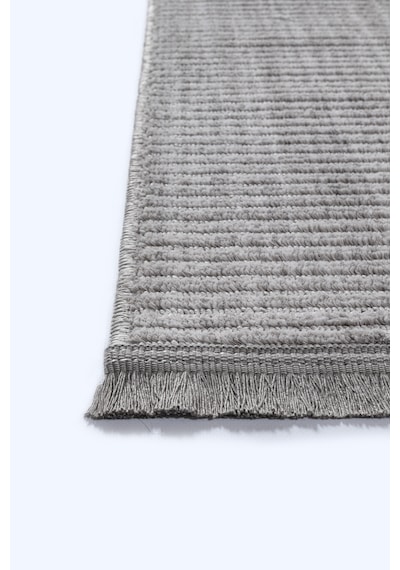Yalın Microfiber Bukle Dokuma Halı Antre Hol Kesme Halı Yolluk 5771 Krem Gri Gri