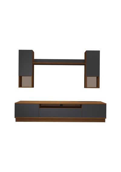 Decoraktiv Trendstyle 5das Mdf Tv Ünitesi Tv Sehpası Ceviz - Antrasit