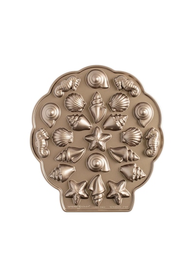 Nordicware Mini Deniz Kabukları Kek Kalıbı - Platin