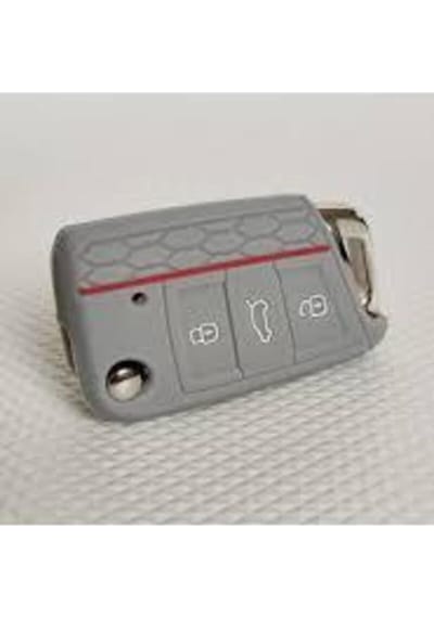 Gma Keys Golf 7 Leon Mk3 Ateca Ibiza Polo Tiguan Scala Arteon Kamiq Silikon Anahtar Koruma Kılıfı Gri Renk