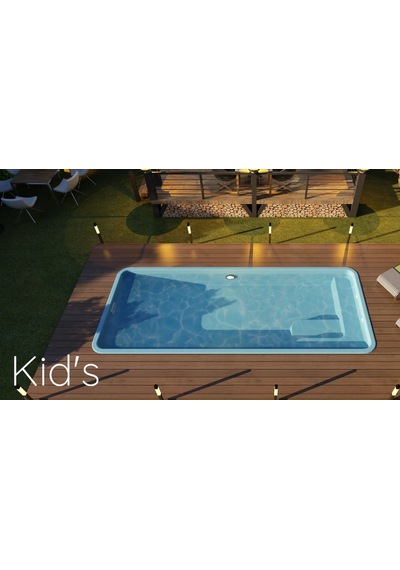Fiber Hazır Havuz Kid's Model 2,20 X 5,20 X 0,70 Mt - 6,15 M3 - Toptancıyızbiz