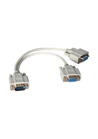 Platoon Pl-7275 1 X Vga Erkek - 2 X Vga Dişi 30 Cm Vga Çatal Kabl