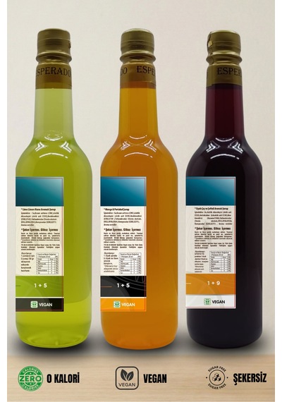 Şekersiz Cool Lime-mangoportakal-ice Tea Base -efsane Yaz Serisi 750 Ml X 3 Adet
