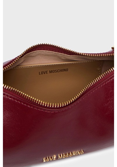 Love Moschino Logolu Ayarlanabilir Omuz Askılı Çanta Bayan Çanta Jc4390pp1pko0552 Bordo