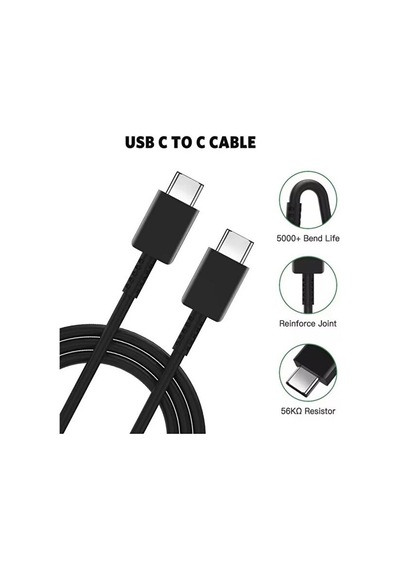 45w Süper Hızlı Şarj Cihazı 1 Metre Type-c Kablo Güçlü Ve Hızlı Şarj
