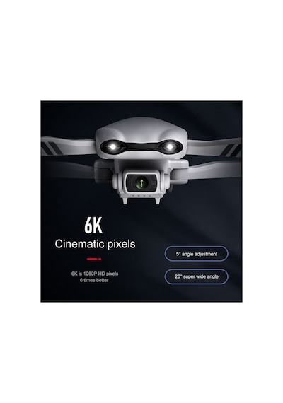 F10 Gps 6k Çift Kameralı Akıllı Dönüş Özellikli Drone Çift Batarya 2km Menzil 25 Dk Uçuş Süreli