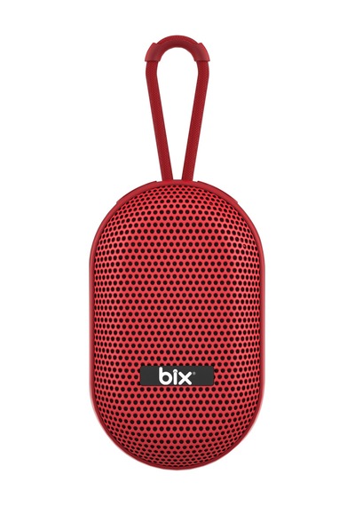 Bix Bxws01 Bluetooth 6.0 Ipx4 Suya Dayanıklı 8w Taşınabilir Hoparlör Microsd & Usb Destekli Speaker Kırmızı