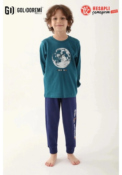 Roly Poly Premium Erkek Çocuk Moon Rahat Kalıp Pamuklu Uzun Kollu Paça Manşetli Pijama Takım Yeşil Roly Poly Premium Erkek Çocuk Moon Rahat Kalıp Pamuklu Uzun Kollu Paça Manşetli Pijama Takım Yeşil