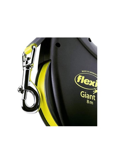 Flexi Giant Neon Sarı Otomatik Köpek Gezdirme Tasması 8 Mt Medium Sarı
