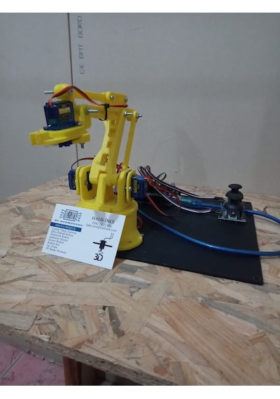 ARDUİNO ROBOT KOL PROJESİ HAZIR DEVRE