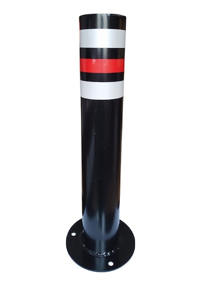 Kaldırım Bariyeri Demir Duba Sabit Park Dubası Metal Park Bariyeri 45 Cm Turuncu
