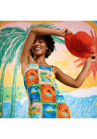 Roxy Roxy Atlas Playa Blanca Slip Dress Kadın Elbise Xbyr Çok Renkli Roxy Roxy Atlas Playa Blanca Slip Dress Kadın Elbise Xbyr Çok Renkli
