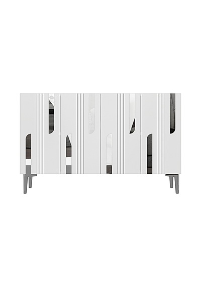 Ka1231bs Nota120 Konsol, Kahve Köşesi Ve Tv Sehpası, Çok Amaçlı Dolap Beyaz - Sılver 120cm Ka1231bs Nota120 Konsol, Kahve Köşesi Ve Tv Sehpası, Çok Amaçlı Dolap Beyaz - Sılver 120cm