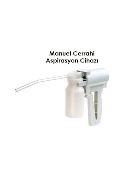 Manuel Cerrahi Aspiratör El Tipi Aspirasyon Makinesi