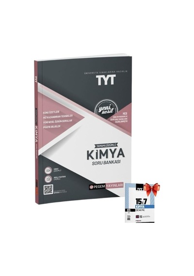 Tyt Kimya Soru Bankası Yeni Nesil Ve Tyt Deneme Hediye