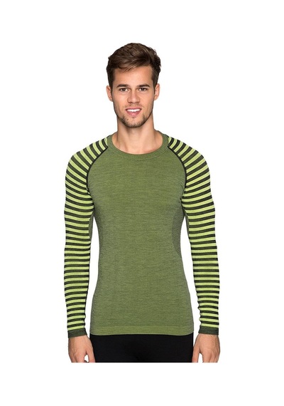 Thermoform Ultimate Merıno Erkek Seamless Termal Sweatshirt - Hzt14030-8623 Yeşil