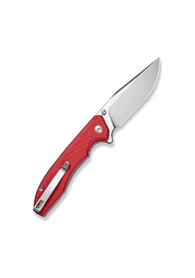 Sencut Sylor Red G10 Handle Stonewashed D2 Blade Kamp Çakı Kırmızı