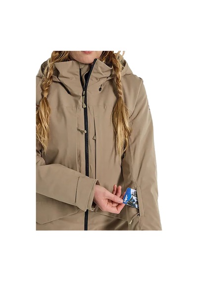 Burton Burton Prowess 2.0 2l Kadın Bej Snowboard Ceketi 21253 Bej