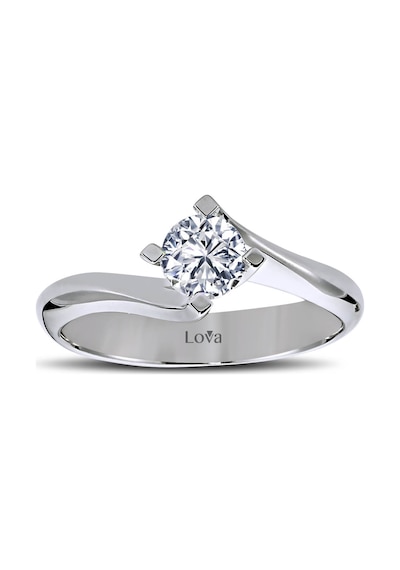 Lova E Renk 0,45 Karat Pırlanta Tektaş Yüzük - HRD Sertifikalı - 1040054