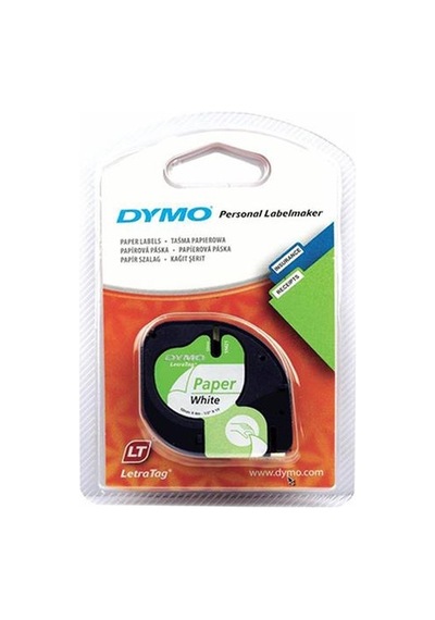 Dymo Letratag Kağıt Şerit 12 MM x 4 Metre Beyaz 59421