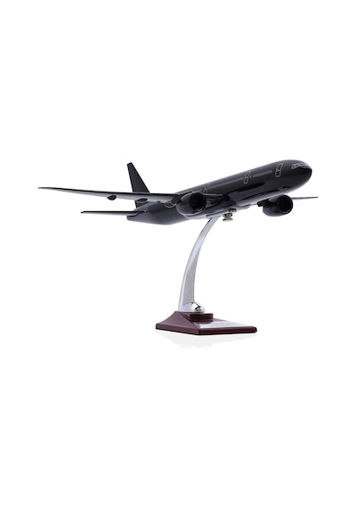 Zekupp - Maket Uçak - Boeing 777-300 1/200 - SİYAH ÖZEL TASARIM M